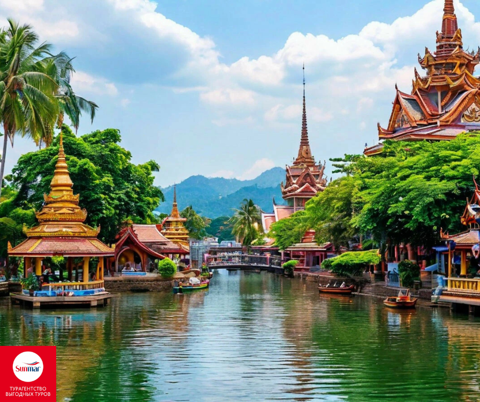 Топ самых популярных экскурсий из Паттайи. Картинка создана при помощи ИИ.