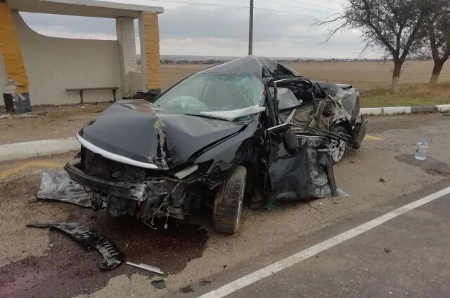    У двух человек в машине диагностировали травму головы. Фото: ГИБДД