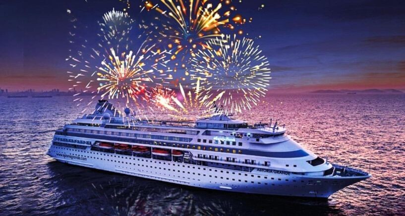 Новогодний фейерверк на Астория Гранде