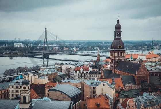    Вид на Ригу