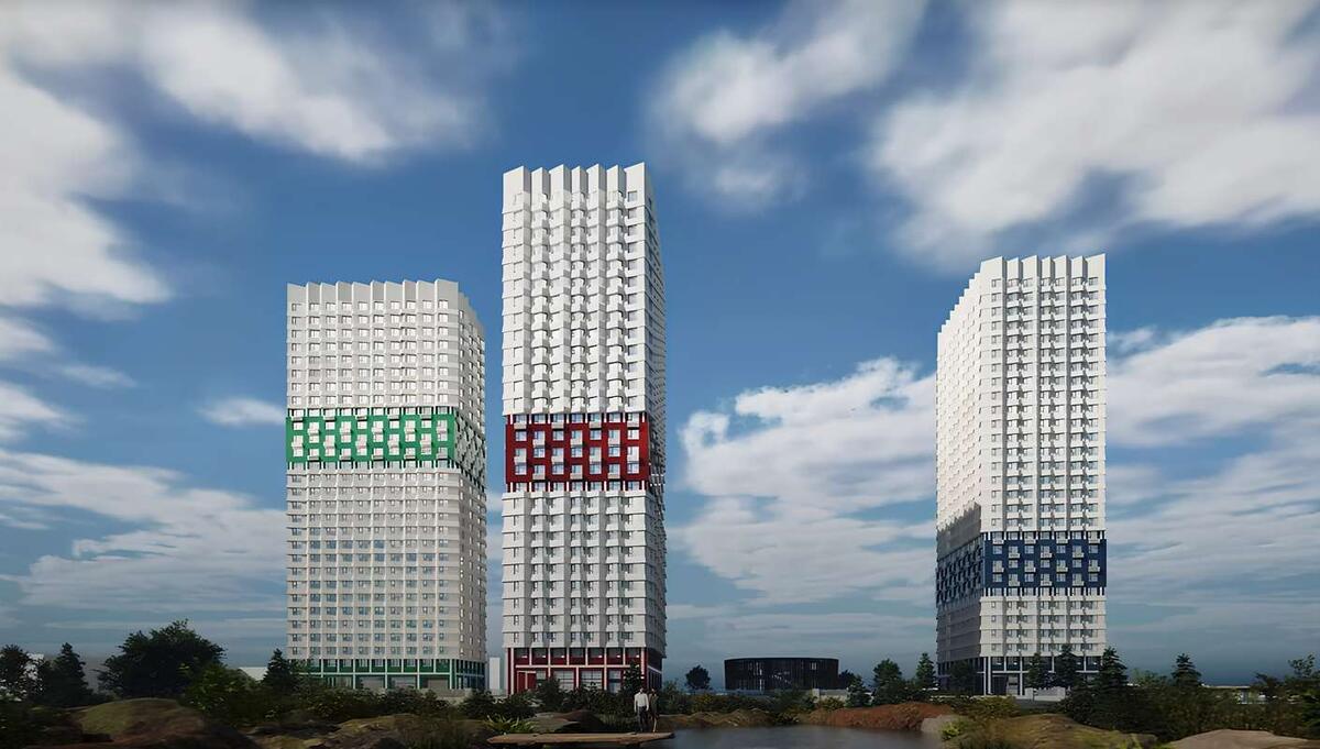 Проект и план застройки ЖК Urban-peaks в Новосибирске
