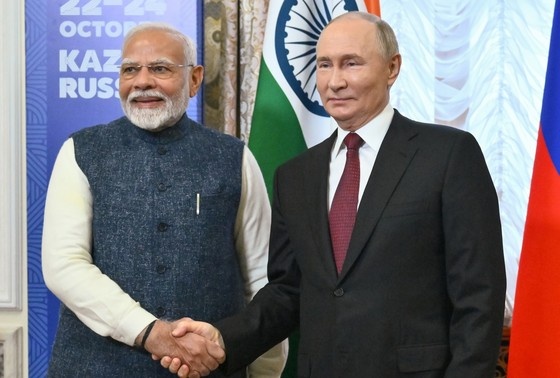    Владимир Путин и Нарендра Моди