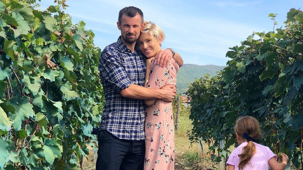 Главный тренер «Зенита» Сергей Семак с женой Анной. Фото соцсети