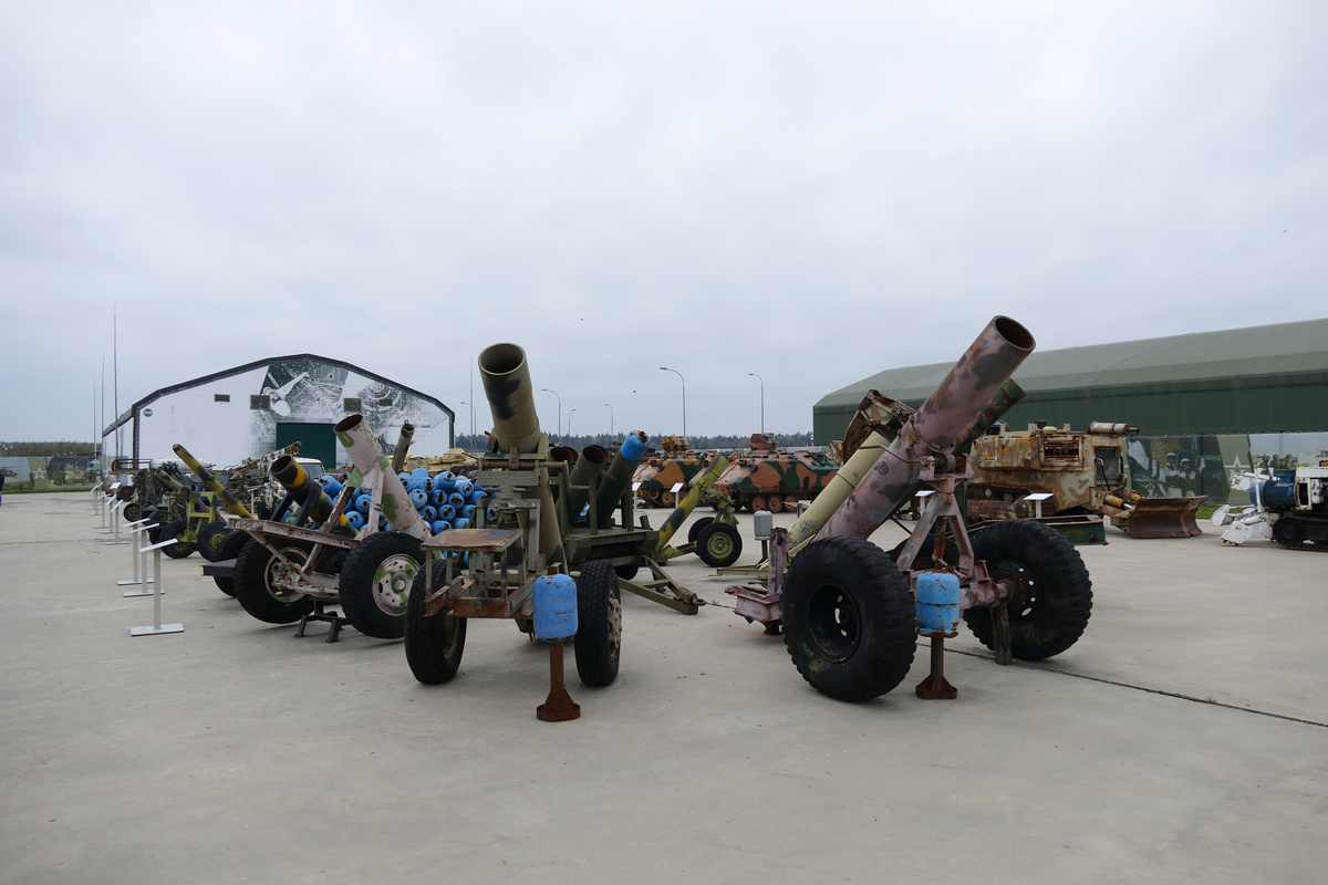 Вновь открытая экспозиция по войне в Сирии.