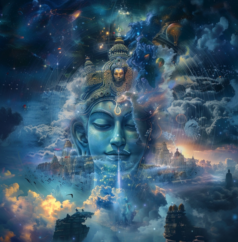 Божество-покровитель мантры Хам - Акаши.