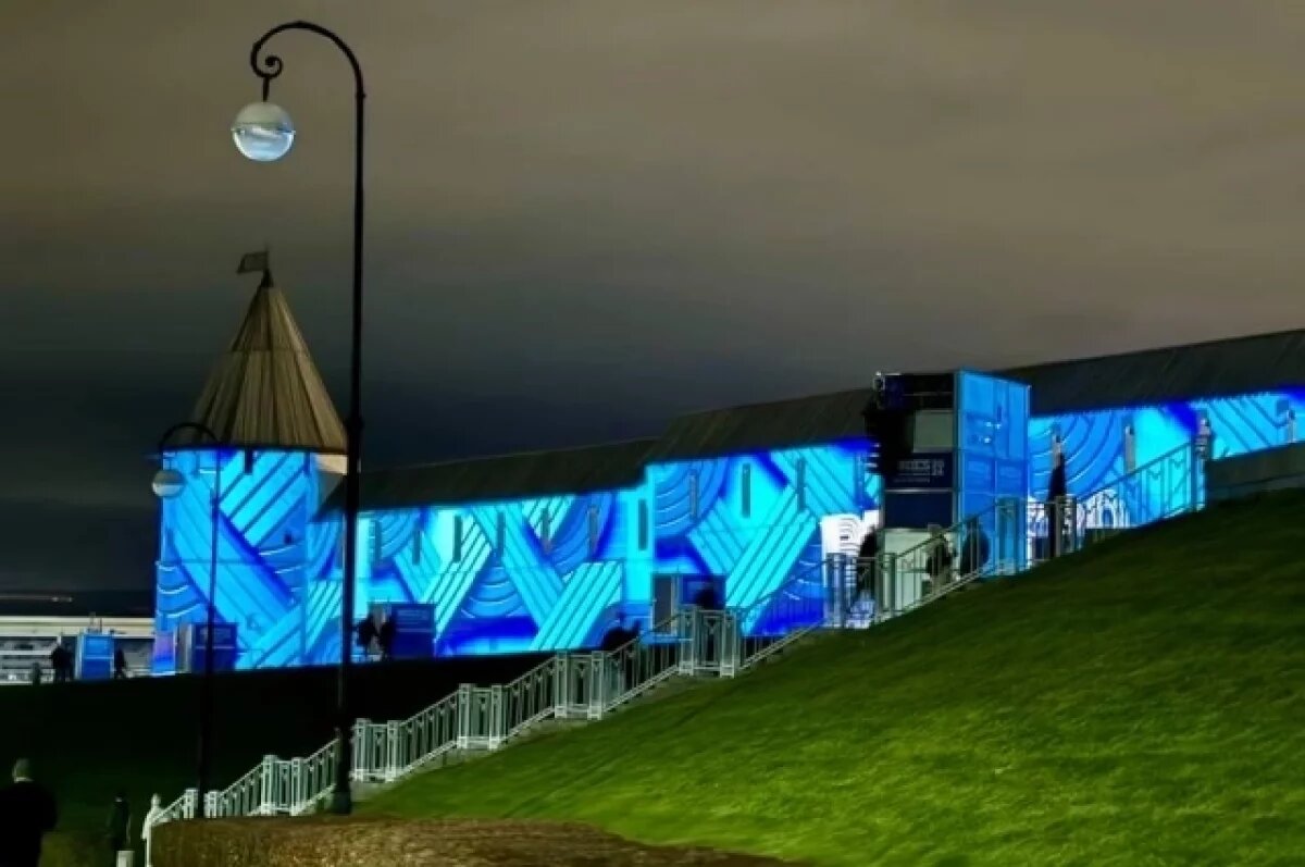    Нижегородская студия dreamlaser создала мэппинг к саммиту БРИКС в Казани