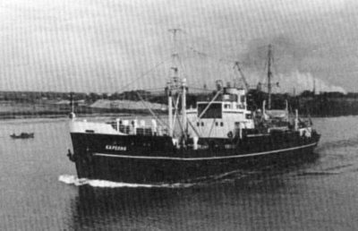 Теплоход "Карелия" 1960-е годы