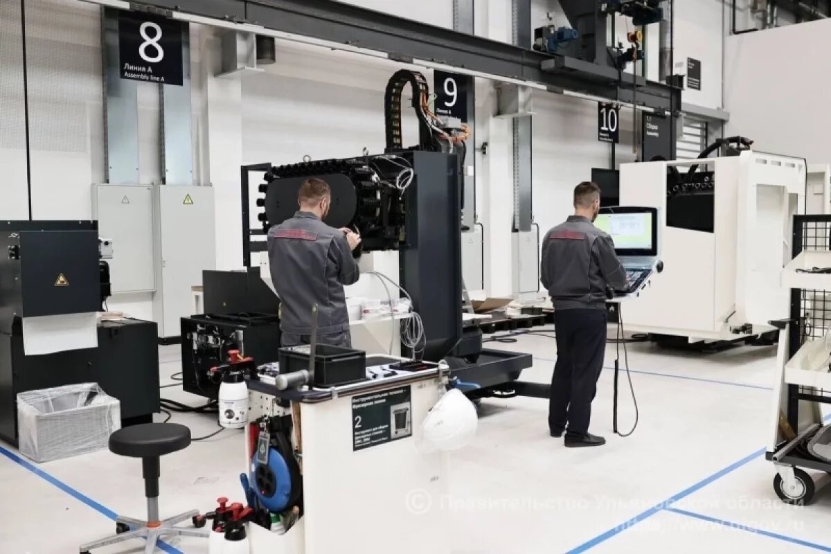    Ульяновский станкостроительный завод вернулся к работе
