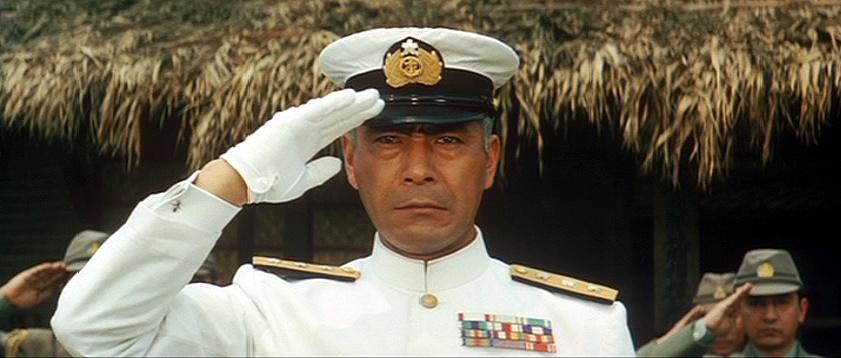 Тосиро Мифунэ в роли адмирала Ямамото Исороку (фильм "Адмирал Ямамото", 1968 год).