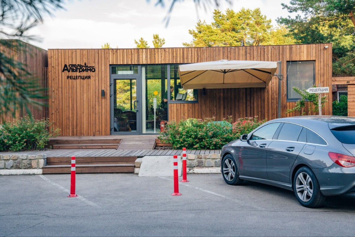 Рецепция отеля Альтримо.
