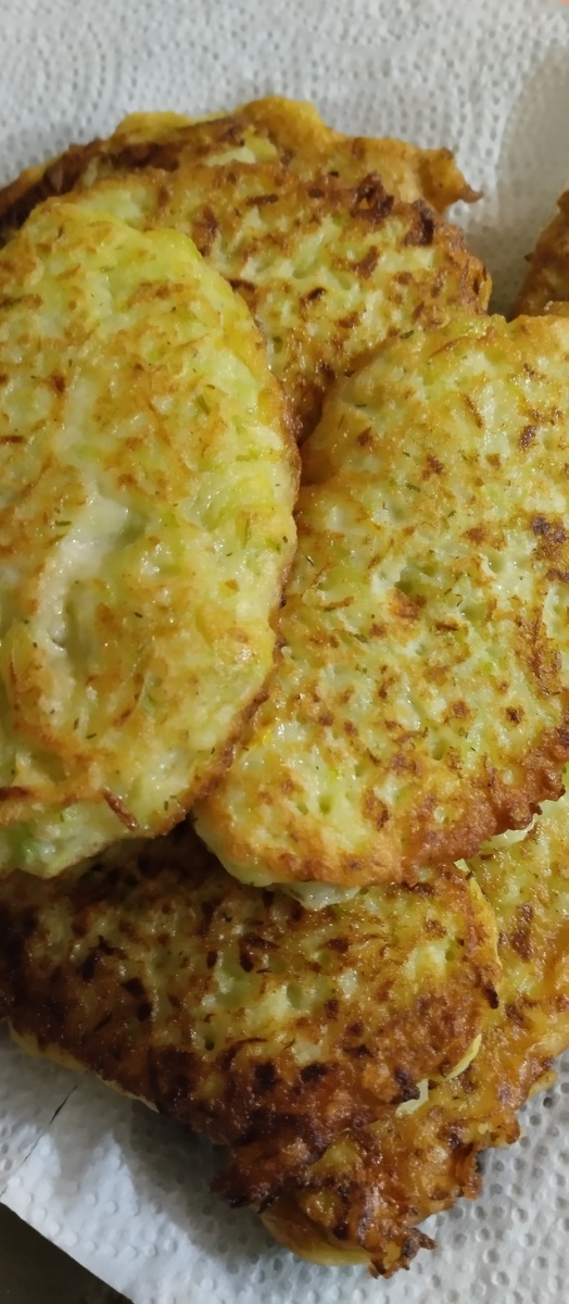 Кабачковые оладушки