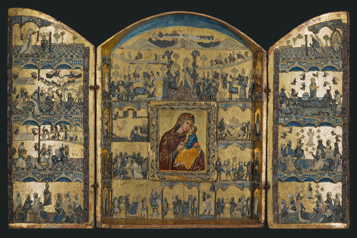 Триптих со сценами из жизни Христа и Богоматери. Венеция или Феррара, Италия. До 1503. Частная коллекция на экспонировании в «Центре искусств. Москва»