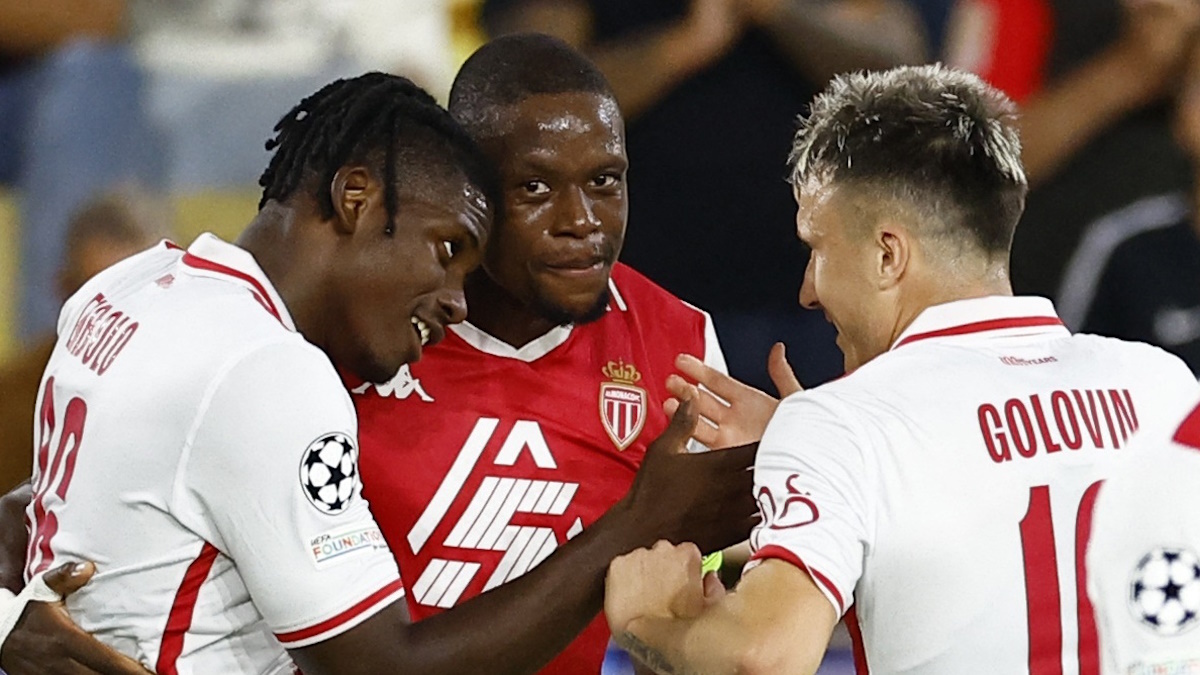    "Монако" и "Црвена Звезда" сыграли в матче Лиги Чемпионов 22 октября 2024 года. Фото: REUTERS