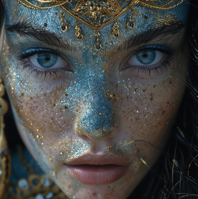 Треугольник, обращенный вершиной вверх символизирует Великую Богинию-мать, Шакти