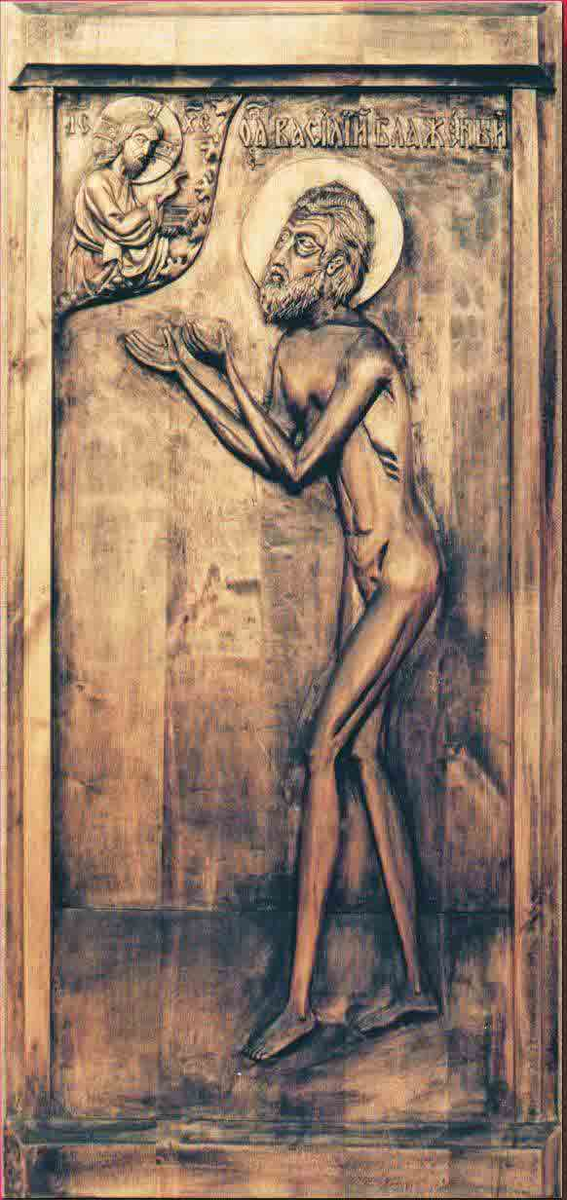 Резная икона. Храм Василия Блаженного, Москва

