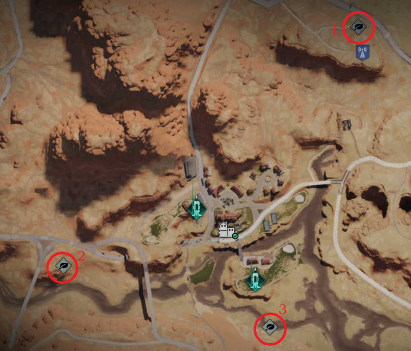 Места где алоэ встречается в районе "Красных песков".