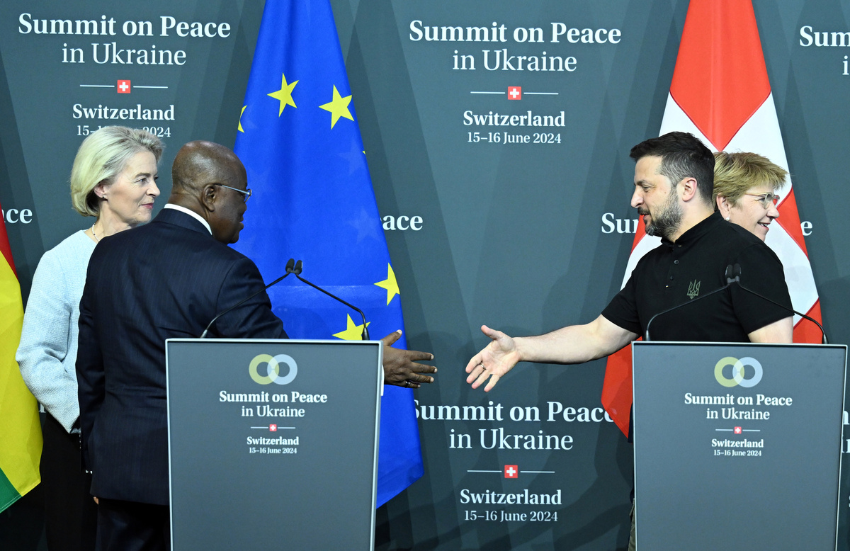     Саммит по Украине в Швейцарии / Dursun Aydemir/Anadolu via Getty Images