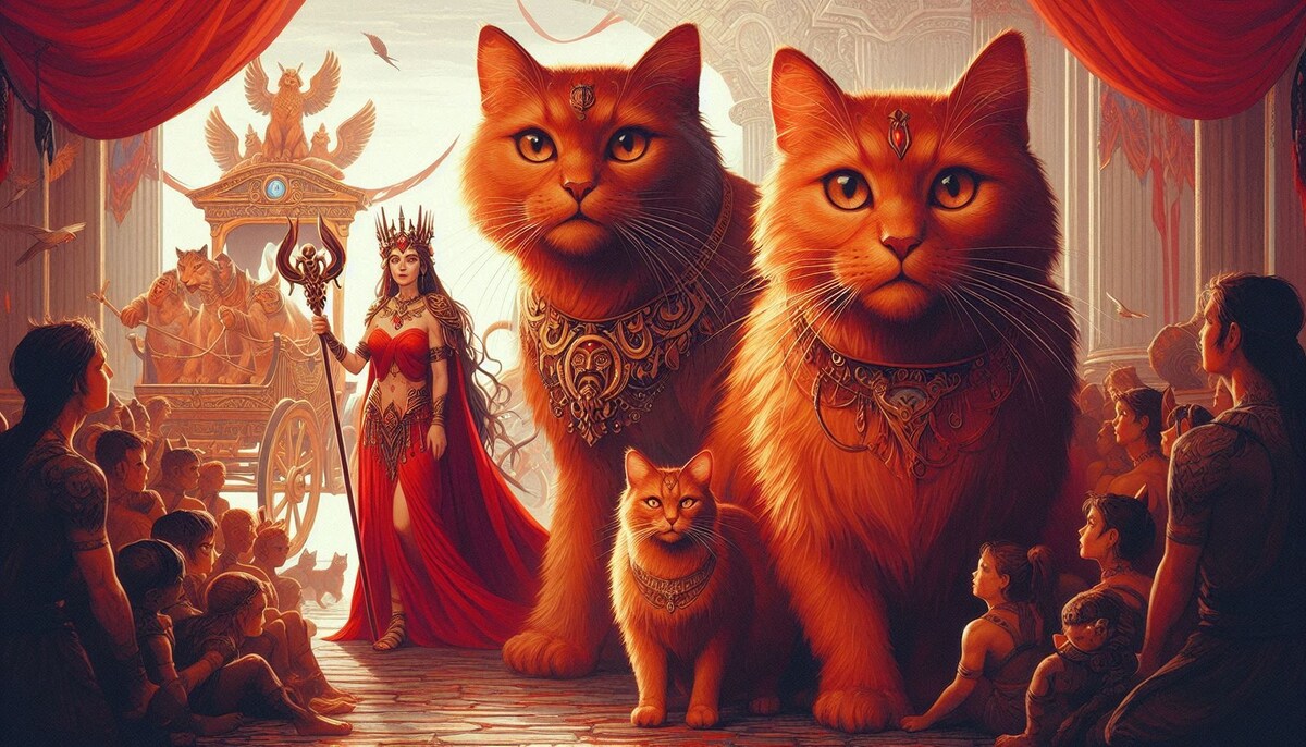 Фрейя и её супер-мощные коты