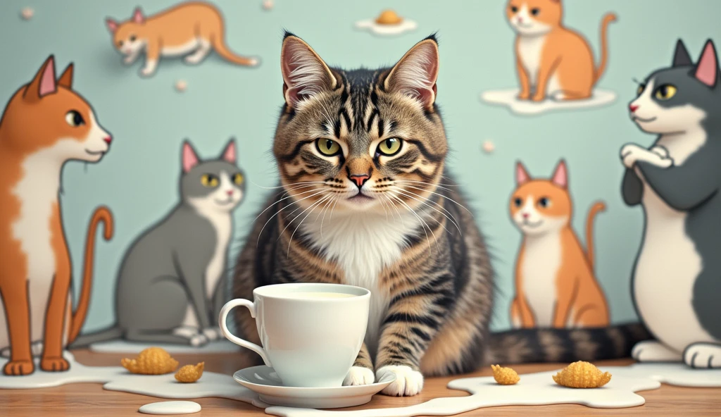 Я же смотрю на молоко с таким голодным взглядом