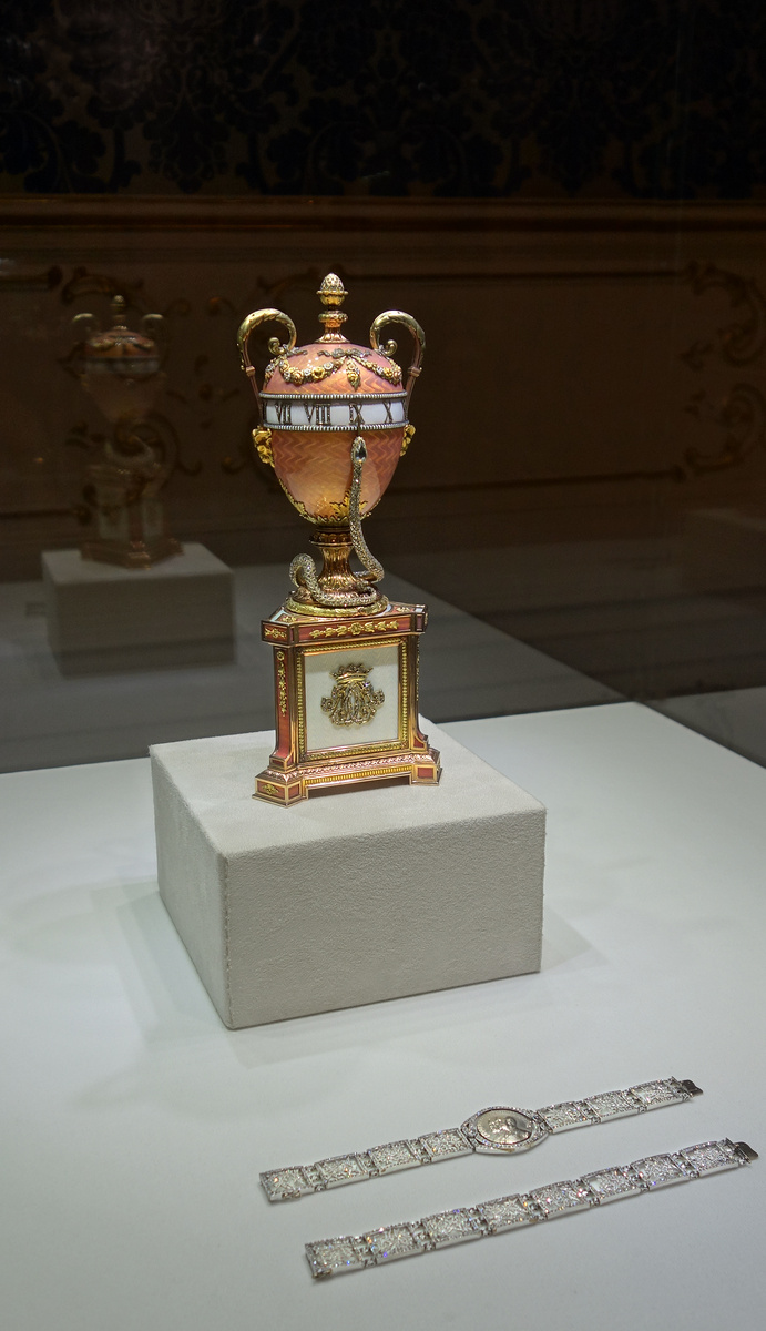 Яйцо герцогини Мальборо. Фирма Карла Фаберже, мастер М. Перхин, 1902 год. Санкт-Петербург. 