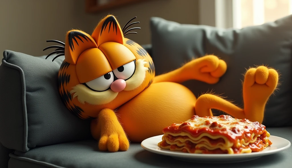 Гарфилд — это ходячий символ сарказма и лени