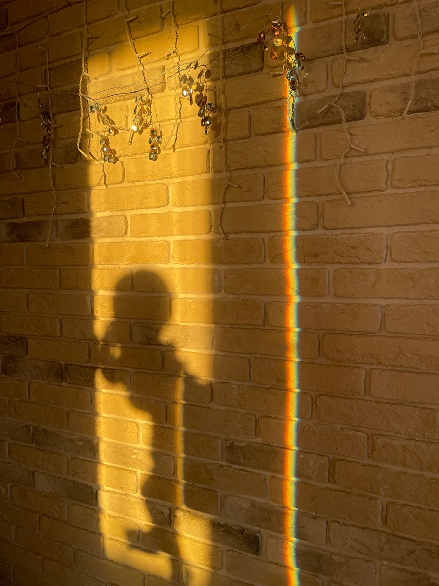 Утренние тени в нашей семейной квартире-студии. Просто красиво