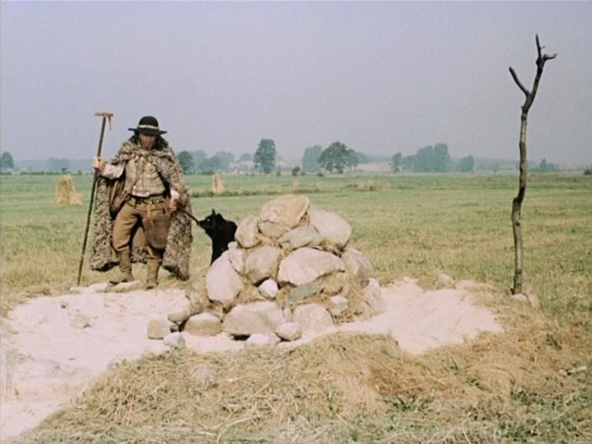 Пастух у пересохшего источника. Кадр из к/ф «Регентруда».