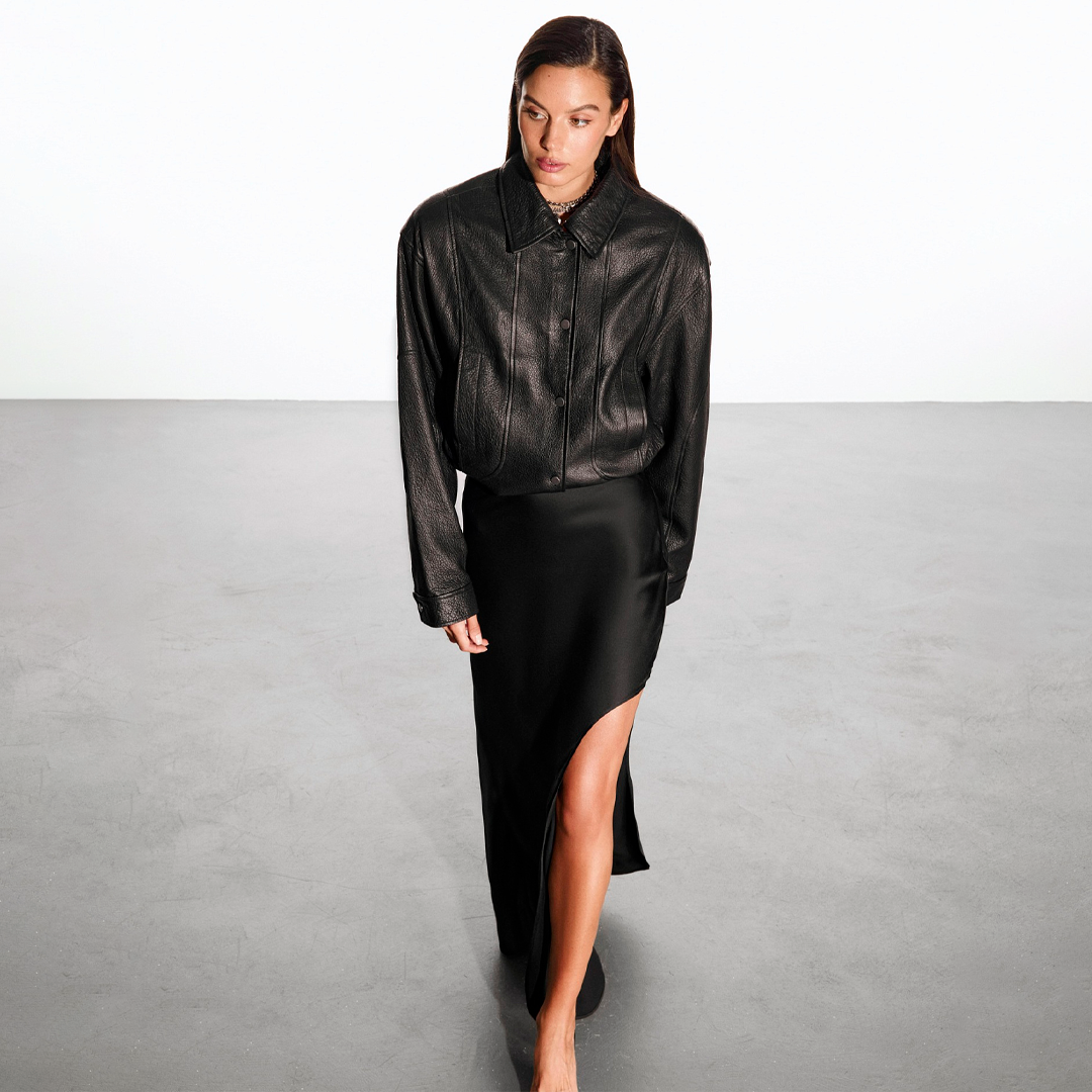 Кожаная куртка Nude Story