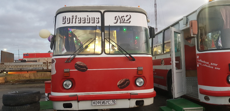    Первая кофейня в автобусе появилась в КарелииИрина Меркова