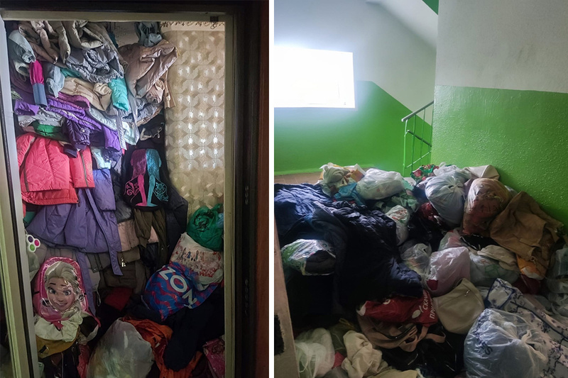    Квартиру в доме № 2 по улице Беляева до потолка завалила мусором, одеждой и другими вещами 38-летняя хозяйка.