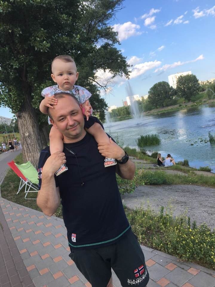   Богдан Брондуков с дочкой