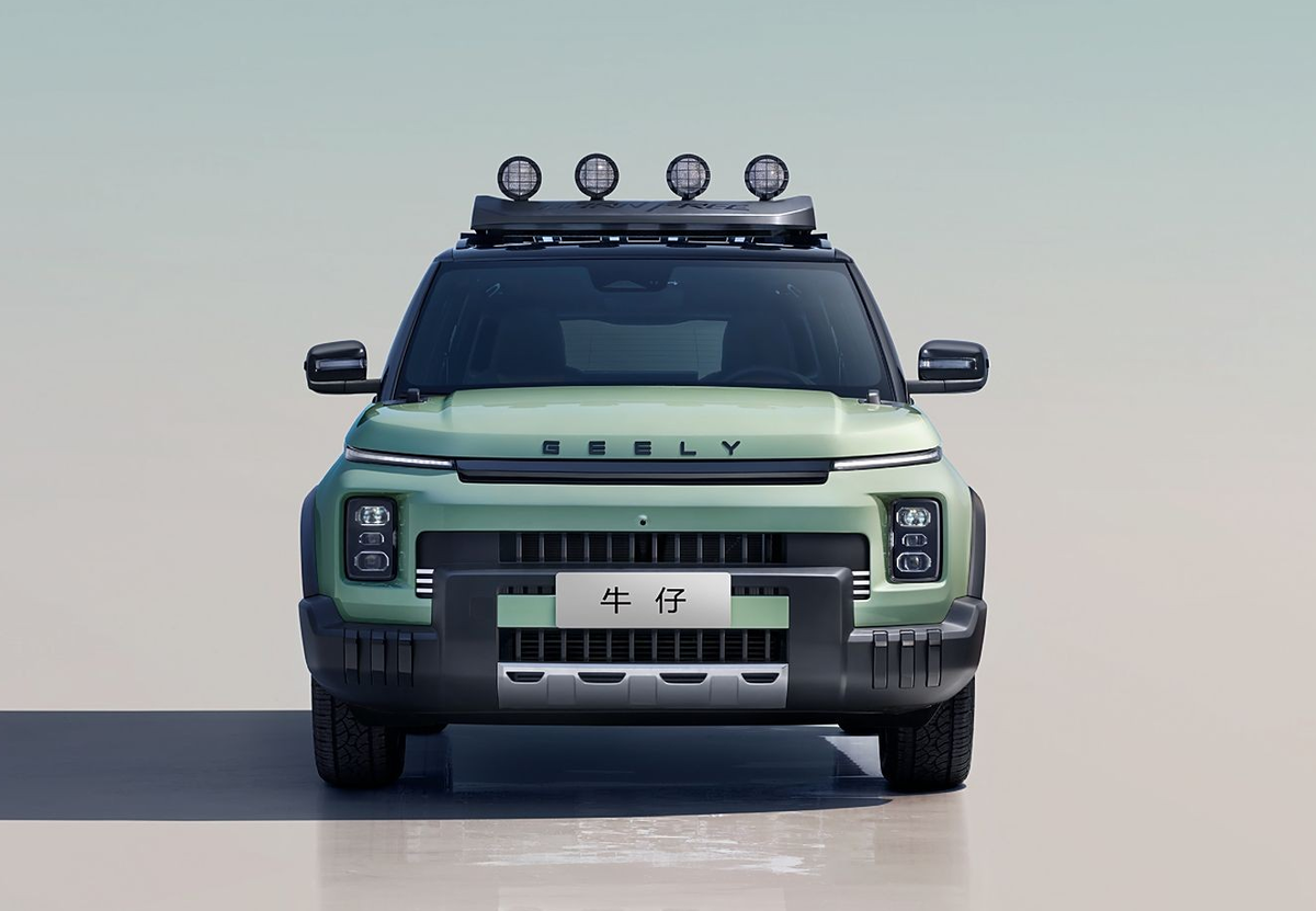 Geely Cowboy выглядит очень грозно, совсем как настоящий покоритель самого сложного бездорожья 