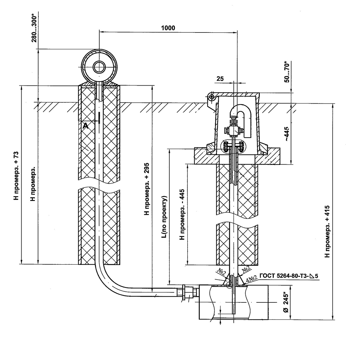 Установка водоотделителя с ковером