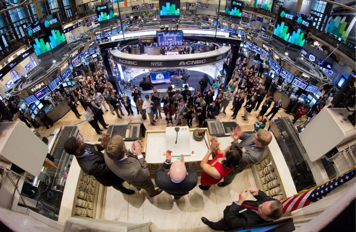 фотоснимок фондовой биржи