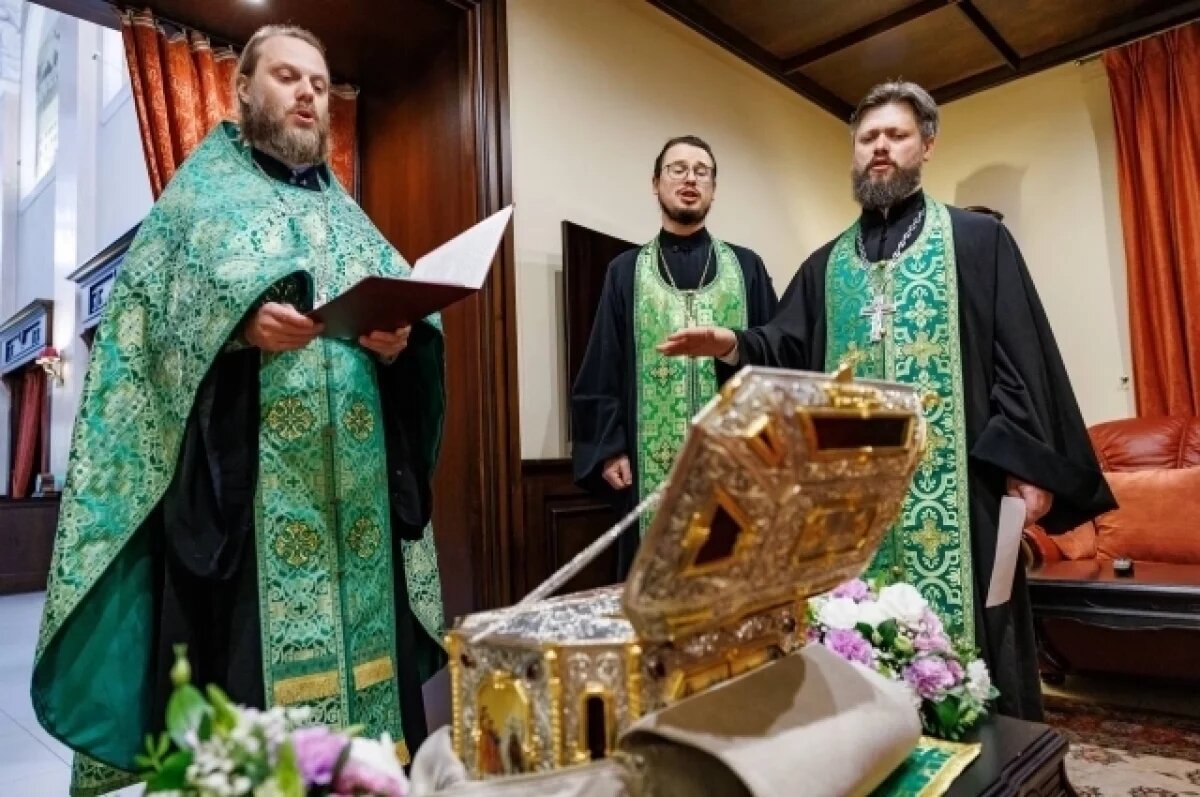    На Урал прибыл ковчег с честными мощами преподобной Евфросинии Полоцкой