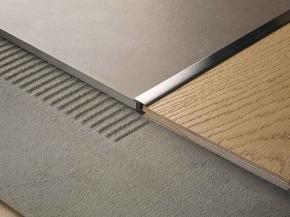 Способы стыковки разных видов напольных покрытий