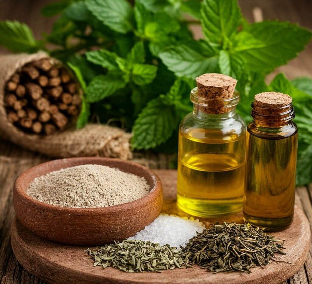 Натуральные ингридиенты мазей