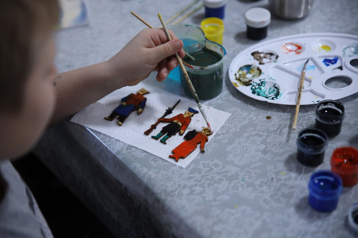 Мастер-класс в рамках акции «Ночь искусств» // Фото со страницы Музея обороны Севастополя в ВК