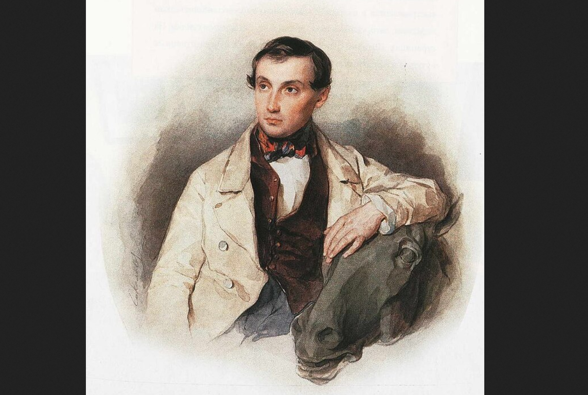 П. Соколов. "Портрет Петра Карловича Клодта", 1830-е годы