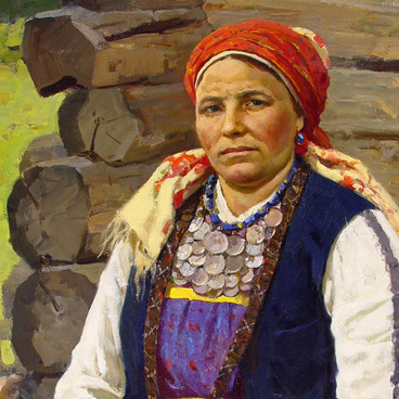 «Портрет Нины Андреевны Косолаповой», Владимир Илюхин