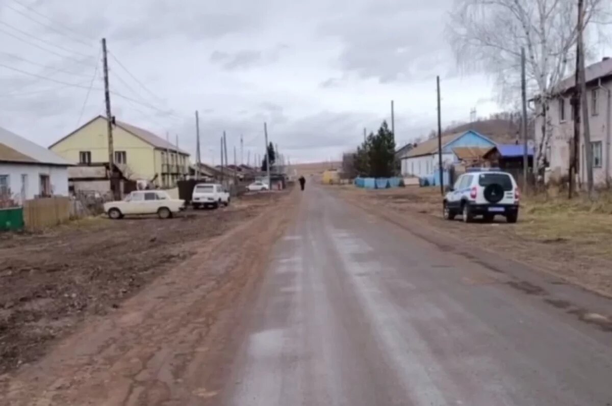    Село, где нашли детей.