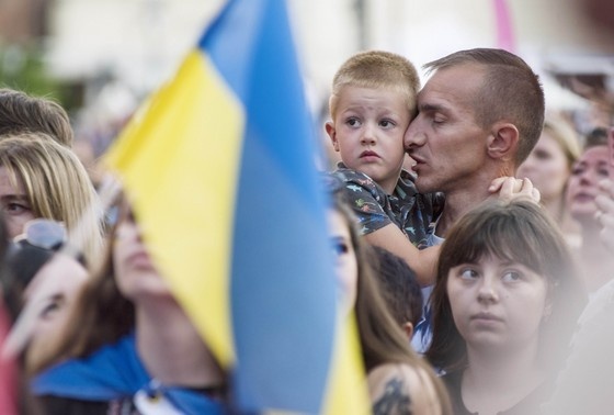    Украинские беженцы в Польше