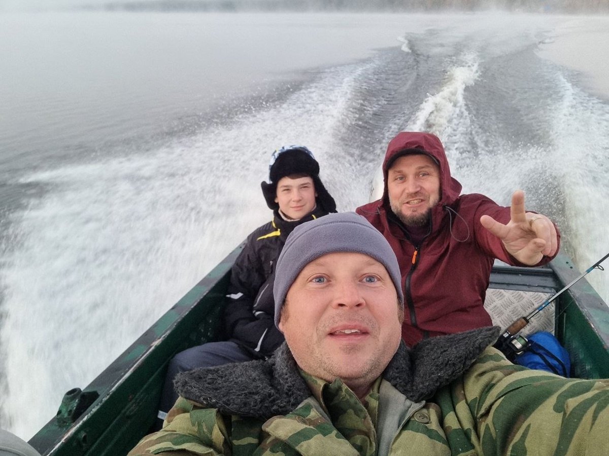 На рыбалке с другом