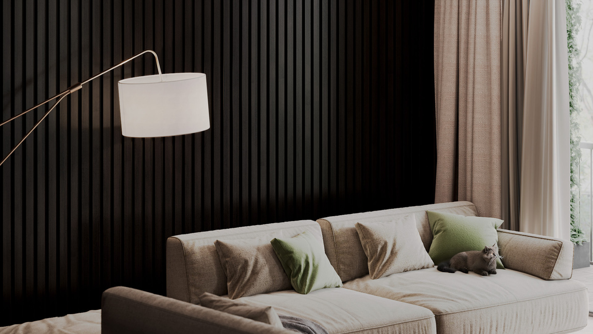 Рейка нашего производства в декоре «Дуб ферарра» 