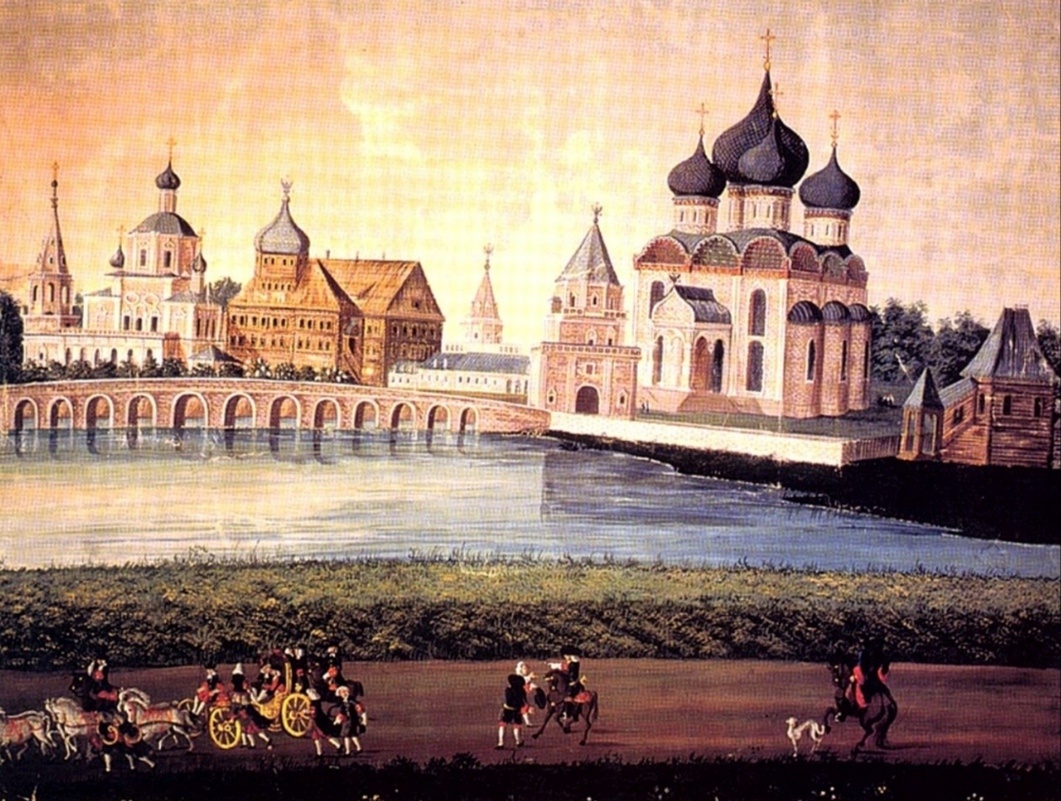 Вид Измайлова начала XVIII века