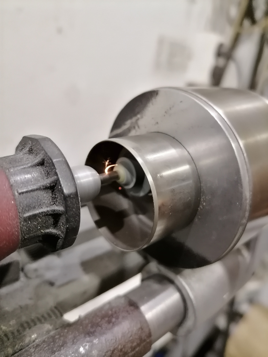 Процесс шлифовки