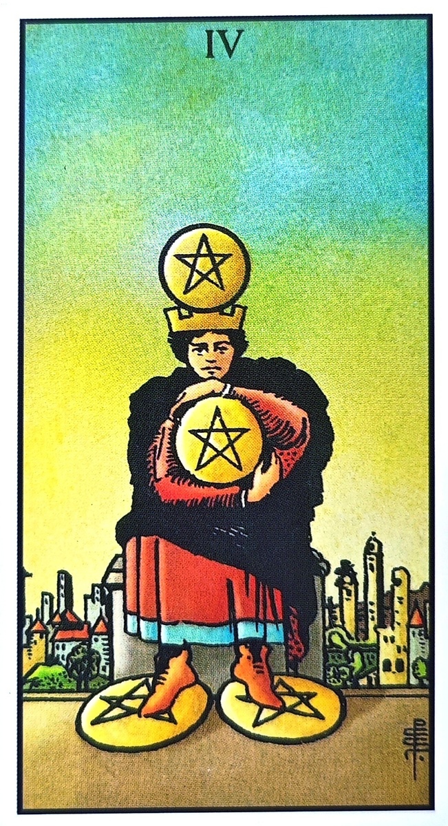 Четвëрка пентаклей. 