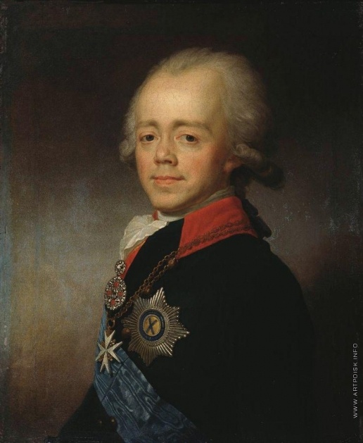 В. Боровиковский. Портрет Павла Петровича