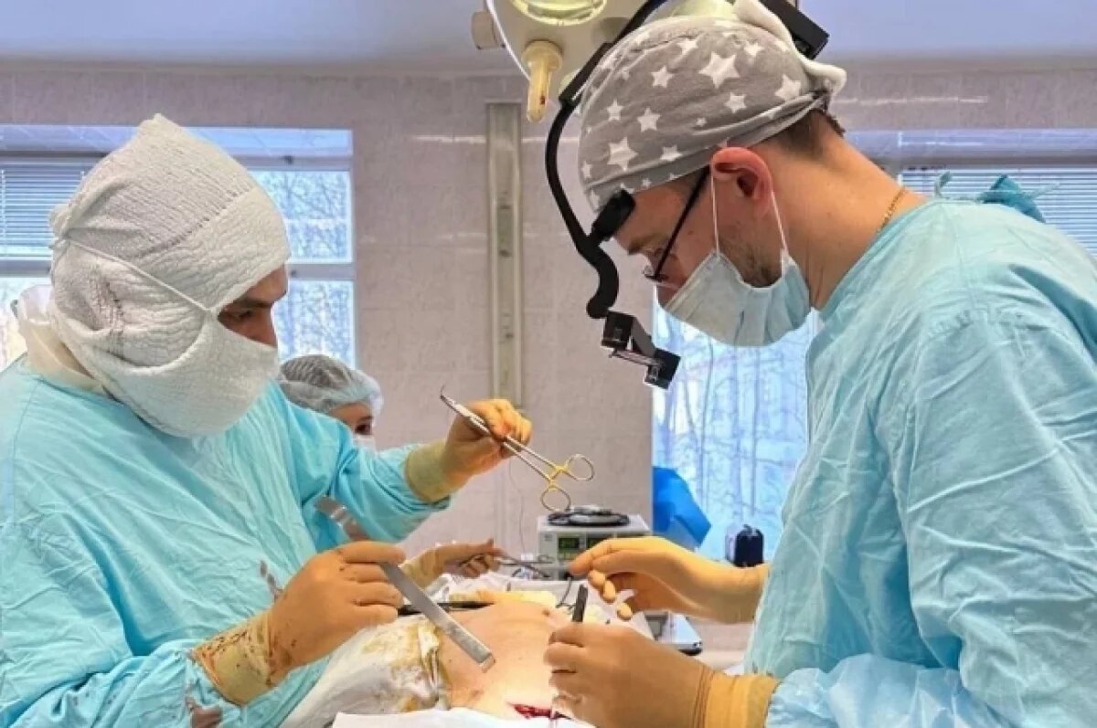    Во время операции женщина почувствовала значительное улучшение.