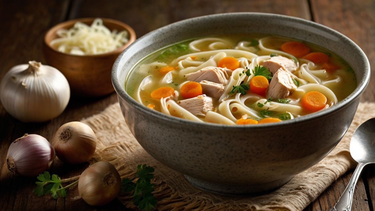 Куриный суп от простуды